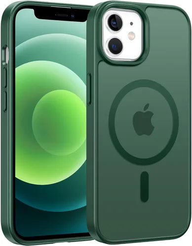 Vista 170 de FNTCASE - Funda para iPhone 16 Pro: magnética, mate, translúcida, de grado militar, protectora contra caídas, resistente, fina, duradera y a prueba