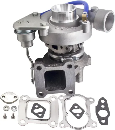 Vista 6 de Turbocompresor compatible con Toyota 4-RUNNER Hilux 2.4L 2L-T 17201-54060 1998 compatible con turbina Land Cruiser Hilux Hiace 2.4L D 2L-T CT20