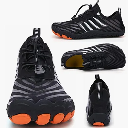 Vista 2 de Zapatos de playa para hombre y mujer, zapatos de senderismo descalzo, ligeros, para rafting, roca, río, zapatos de agua para mujer