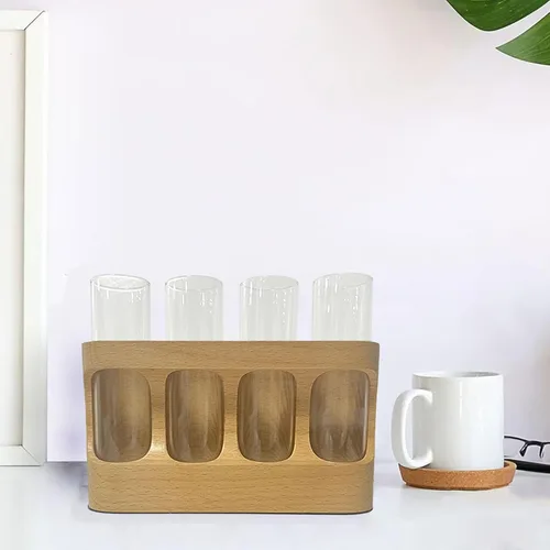Vista 6 de Eujgoov USB Function Key Cable LED Light Manager Home Living Room Office Decorative Lamp Test Tube Flower Stand Ornamental Desktop Decor