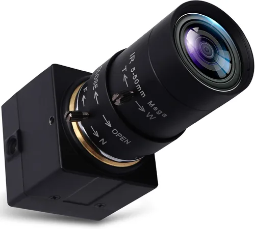 Vista 9 de SVPRO Cámara web USB 1080P HD con lente de zoom de 2.8 a 0.472 in, cámara web de enfoque manual para computadora, cámara H.264 de poca luz