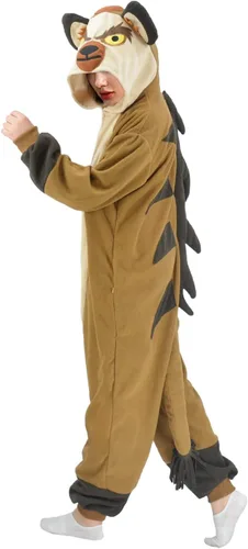 Vista 4 de LZBXBXDA Pijama de Hyena para adultos, disfraz de animal para cosplay, ropa de dormir, traje de dormir para mujeres y hombres
