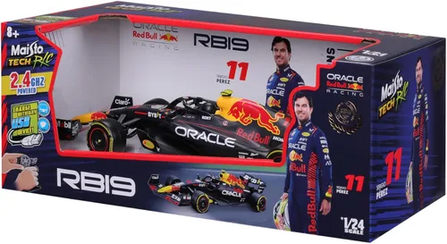 Vista 8 de Maisto Tech R/C 1:24 2023 Oracle Red Bull Racing RB19, Pérez #11