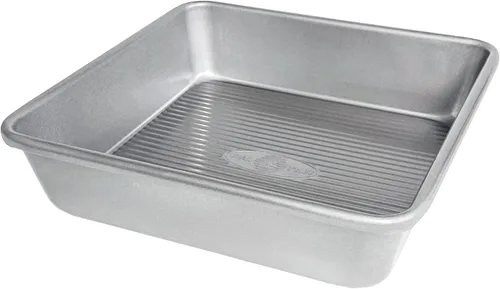 Vista 8 de USA Pan Bakeware - Molde para hornear cuadrado antiadherente sin costuras, 8 x 8 x 2 pulgadas
