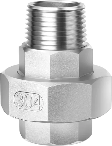 Vista 12 de ChillWaves Montaje de tubería de acero inoxidable 304, unión, adaptador de rosca hembra NPT de 2 "(1 PACK)