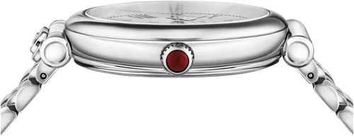 Vista 2 de Ferragamo Ora Moonphase Collection - Reloj de lujo para mujer con pulsera plateada y esfera con caja de acero inoxidable