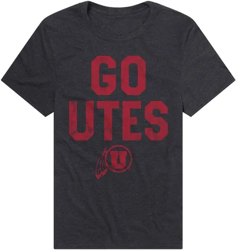 Vista 52 de Campus Lab Official NCAA Distressed Spirit Phrase Collegiate Classic Ring-Spun T-Shirt Unisex for Men & Women Collection