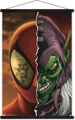 Vista 8 de Trends International Marvel Comics-Green Goblin-Spider-Man: House of M #4 Póster de pared, 14.725 x 22.375 pulgadas, versión enmarcada de madera