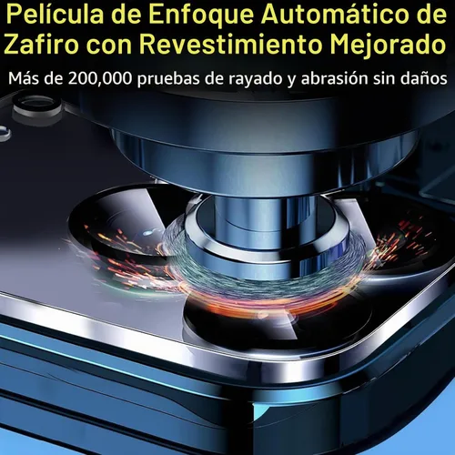 Vista 5 de Ferilinso Paquete de 6 Protectores de Lente de Cámara para Accesorios de iPhone 17 Pro, Compatible con Fundas de Teléfono, Cubierta de Vidrio