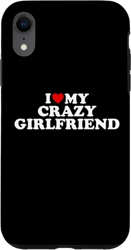 Vista 25 de Ich Liebe Meine verrückte Freundin GF - Rotes Herz [German Language] Case for iPhone 17