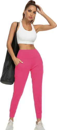 Vista 116 de Kcutteyg - Pantalones deportivos con bolsillos para mujer, diseño suave, ligero y de secado rápido, para entrenamiento, gimnasia, yoga y correr