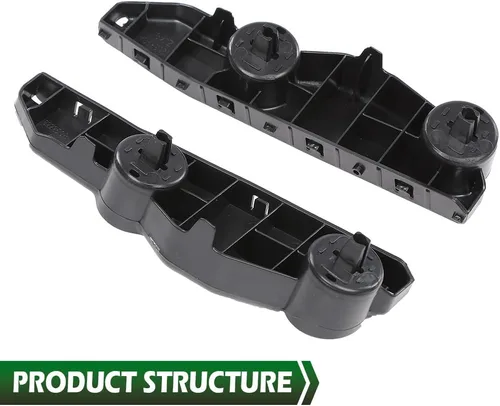 Vista 4 de GRAND ORANGE Soportes de parachoques delantero compatibles con Nissan Sentra Sedan 2013-2015 NI1033107 NI1032107 lado izquierdo y derecho 1 par
