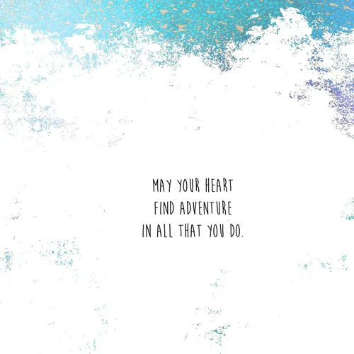 Vista 5 de Smiling Wisdom - Tarjeta de felicitación con texto en inglés "I Knew a Grand Adventure Was About to Happen" y globo aerostático con juego de regalo