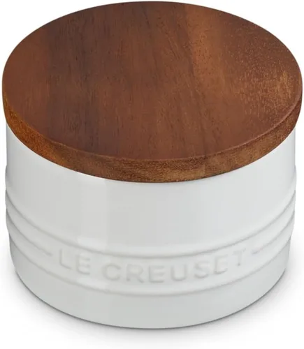 Vista 31 de Le Creuset Signature Salero y Recipiente de Almacenamiento con Tapa de Madera, 26 oz., Cerise