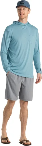 Vista 23 de Free Fly Pantalones cortos Breeze para hombre, entrepierna de 8 pulgadas, de secado rápido, ligeros, con protección solar UPF 50+