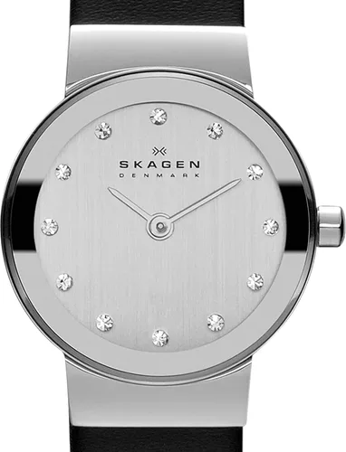 Vista 3 de Skagen Freja Reloj de cuero de dos manos