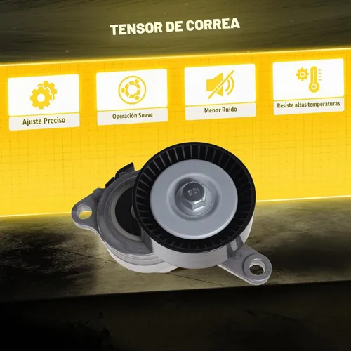 Vista 4 de TUCAREST 17540-54L00 Conjunto de polea tensora de correa de transmisión de accesorios compatible para 06-13 Suz-uki SX4 2.0L