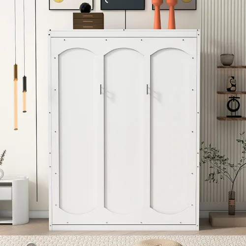 Vista 32 de Baúl móvil Murphy de tamaño Queen con módulo USB integrado de doble alimentación/USB, armario moderno y tradicional de madera maciza con cajón Gris-A