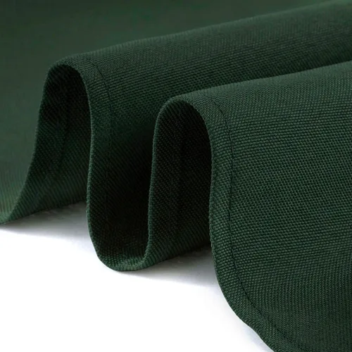Vista 3 de Lann's Linens - Mantel rectangular de tela de poliéster de primera calidad para bodas, banquetes y restaurantes Verde cazador