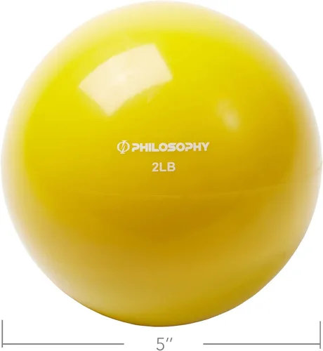 Vista 4 de Philosophy Gym - Pelota tonificante - Mini pelota medicinal con peso suave