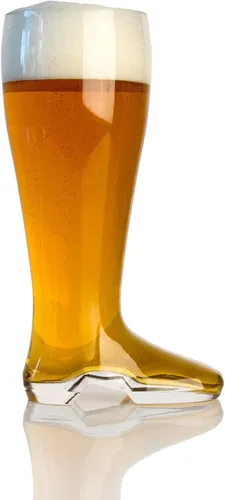 Vista 9 de Big Betty Das Boot - Taza de cristal para botas de cerveza para celebración del Oktoberfest, día de San Patricio, despedidas de soltero/despedida