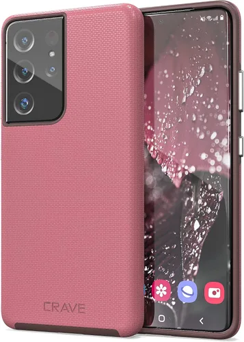 Vista 12 de Crave Dual Guard para Samsung Galaxy S22 Ultra, Verde bosque, Funda para teléfono celular, Protección a prueba de golpes, Doble capa, TPU/PC