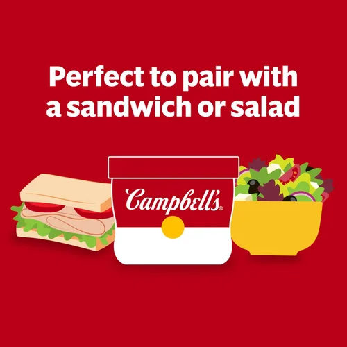 Vista 10 de Campbell's Homestyle - Sopa de fideos con pollo, cuenco para microondas de 15.4 onzas (caja de 8)