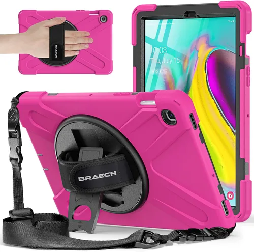 Vista 10 de BRAECNstock Para Samsung Galaxy Tab S5e Funda 10.5 Pulgadas 2019 (SM-T720/T725/T727) Con Protector De Pantalla Soporte De Lápiz Soporte