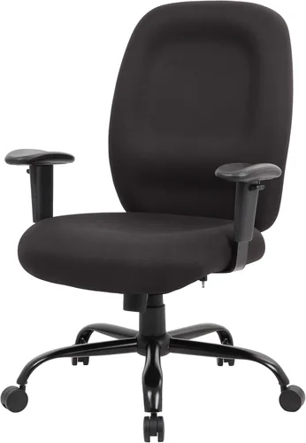 Vista 5 de Boss Office Products Silla de trabajo resistente, color negro