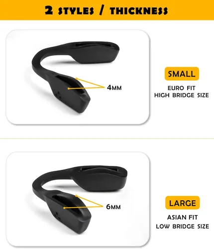 Vista 3 de Almohadillas de nariz de repuesto de tamaño regular para gafas Oakley Trajectory OX8171, piezas de nariz suaves de silicona