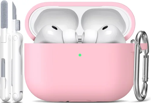Vista 60 de R-fun for AirPods 2nd/1st Case Silicone Cover, Banana Violet Violeta plátano