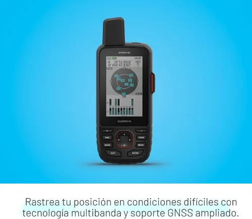 Vista 6 de Garmin GPSMAP 67i GPS de mano resistente con tecnología satelital inReach®, mensajería bidireccional, SOS interactivo, mapeo