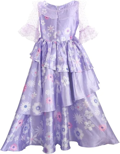 Vista 3 de Bleoavre Vestido de Isabela para cosplay, vestido de princesa, trajes de Halloween para mujer