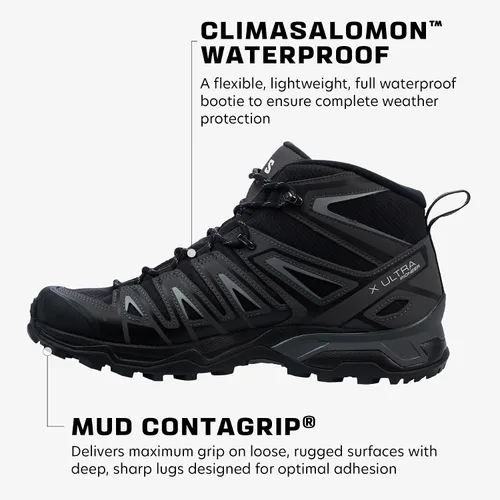 Vista 3 de Salomon Men's X Ultra Pioneer Mid Climasalomon Waterproof Hiking Boot