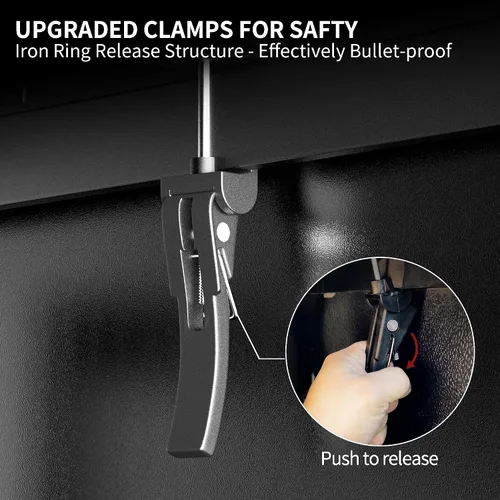 Vista 4 de Cubierta de cama de camión OEDRO de cuatro pliegues suave para Ford F250 F350 F-250 F-350 Superduty 1999-2016 con cama de 6.8 pies