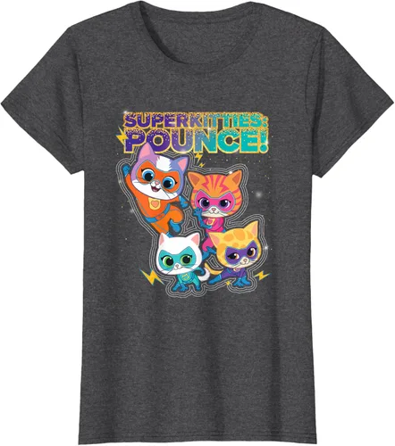 Vista 7 de Disney Junior SuperKitties Pounce! Camiseta de equipo completo, talla S