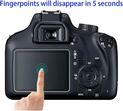 Vista 5 de Protector de pantalla EOS R50V para cámara Canon EOS R50 V R100 (para accesorios), 0.012 in de alta definición 9H dureza óptica LCD Premium cubierta