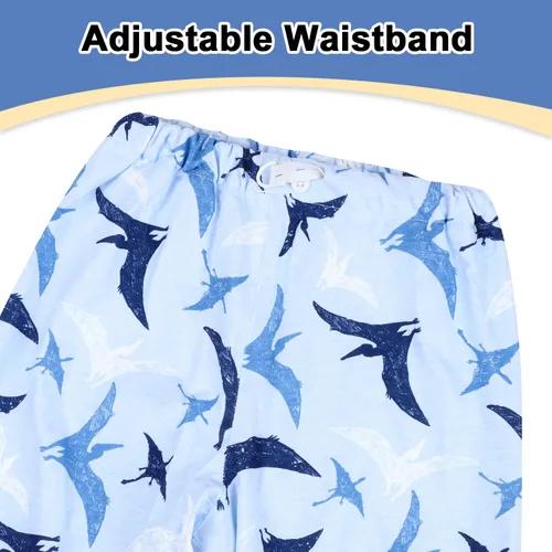Vista 5 de MooMoo Baby Pantalones de pañales impermeables para entrenamiento para ir al baño, 2 paquetes de pantalones de entrenamiento nocturno para niños