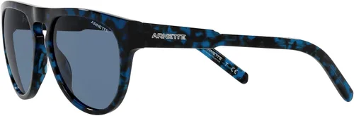 Vista 3 de ARNETTE Gafas de sol redondas An4282 Gojira para hombre, Habana BlueDark Blue, 56 mm