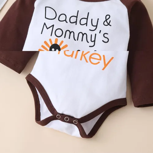 Vista 4 de Frogwill Newborn Infant Baby Girl Clothes Rib Frill Romper Sets Fall Long Sleeve 3 Pcs Pant Outfit