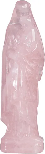 Vista 14 de Rockcloud Figura de cristal curativo Amatista Virgen María sosteniendo bebé figura religiosa escultura Nuestra Señora Reiki bendito regalos