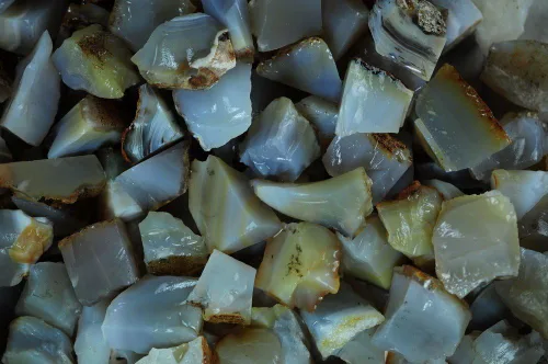 Vista 13 de Fantasia Materiales: 1 lb Amazonita Piedras en bruto de Madagascar