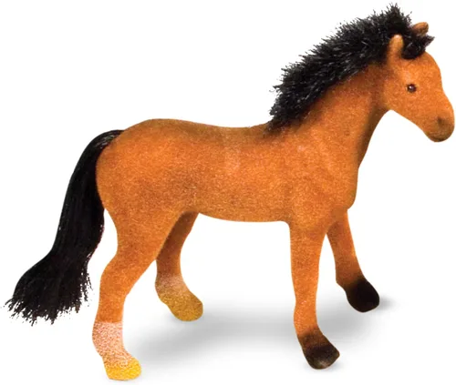Vista 9 de Amigos de la pastura para niños Melissa & Doug, caballos coleccionables, 12 unidades, talla única