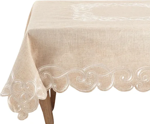 Vista 3 de SARO LIFESTYLE QX168 - Mantel individual de 4 piezas, 14 x 20 pulgadas, natural