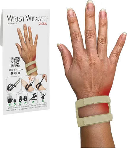 Vista 10 de WristWidgetTM, patentado, banda ajustable de muñeca banda para TFCC, triangular para daños del fibro cartílago de la muñeca, dolor de muñeca ulnar