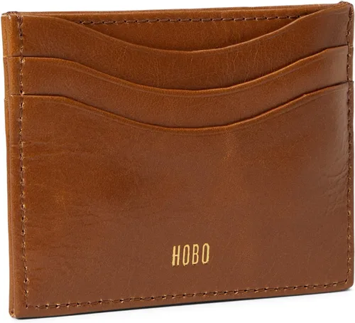 Vista 2 de HOBO Max Wallet para mujer, parte superior de cuero con forro de poliéster, bonita y práctica cartera, Truffle 1, Máximo