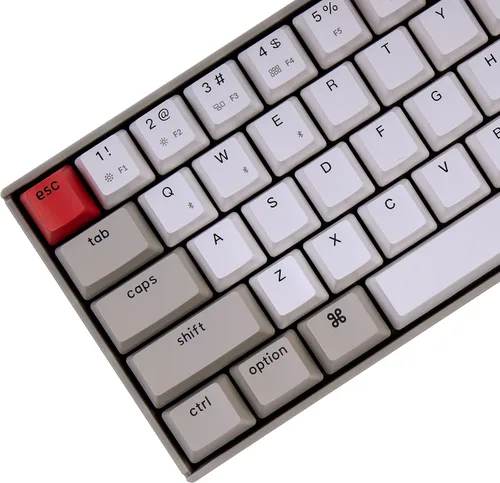 Vista 8 de Keychron Teclado mecánico inalámbrico K6 de 68 teclas para Mac, 65% compacto, Bluetooth, multitarea, teclado de juegos con cable tipo C para Windows