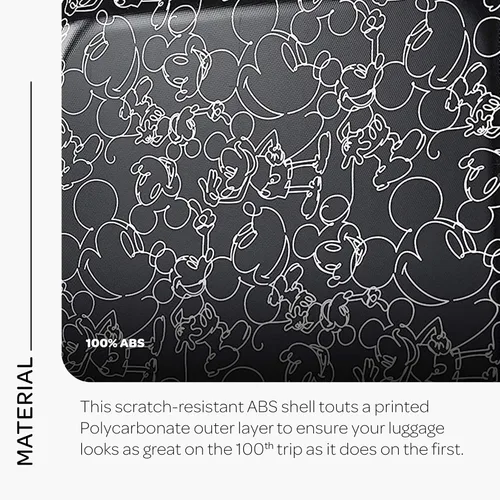 Vista 6 de AMERICAN TOURISTER Disney - Equipaje rígido con spinners Mickey Mouse Scribbler Multiface Equipaje duro con spinners de Disney