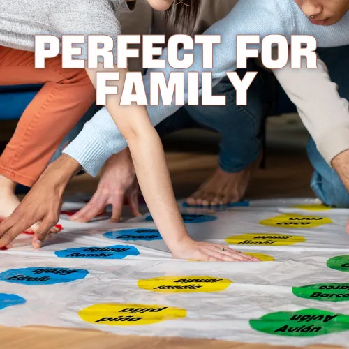 Vista 9 de 1step2dream Spanish Twister Sight Word Learning Game for Kids,Teens Juego de mesa familiar Actividades de aprendizaje preescolar
