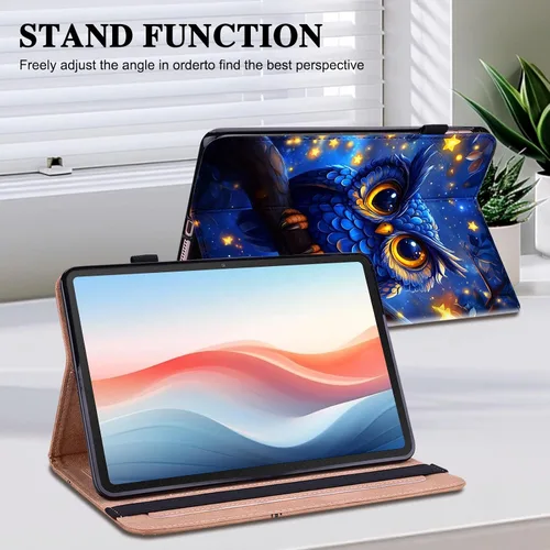 Vista 4 de Funda para Samsung Galaxy Tab S5e 10.5 2019 Modelo SM-T720/T725/T727 Tablet con Soporte para Lápiz, Cubierta de Diseño de Billetera con Soporte